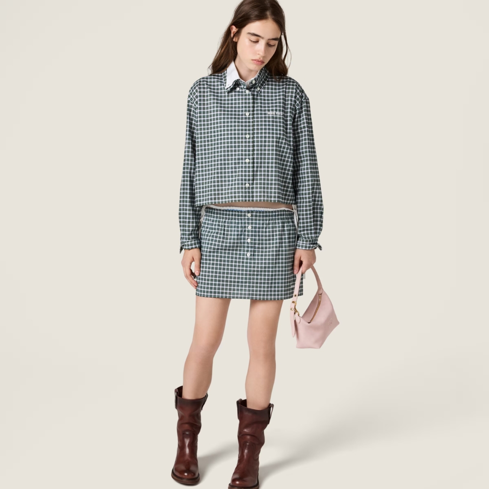 Miu Miu Spirit納帕軟皮化妝袋