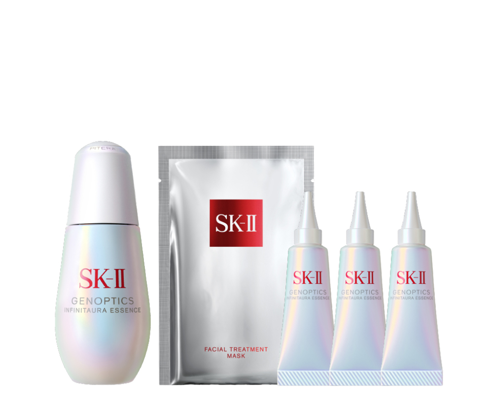 啟德門市限定套裝SK-II極緻光蘊精華面膜套裝 優惠價HK$1,880（價值HK$3,262）