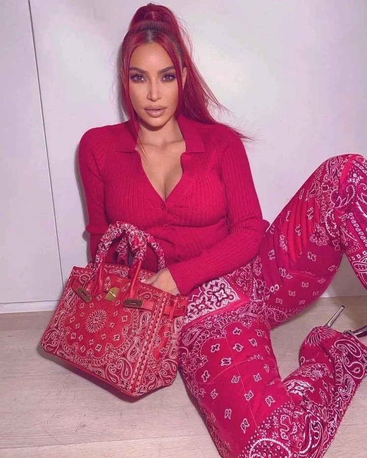 經藝術家Jay Ahr改造的Bandana腰果花圖騰Birkin
