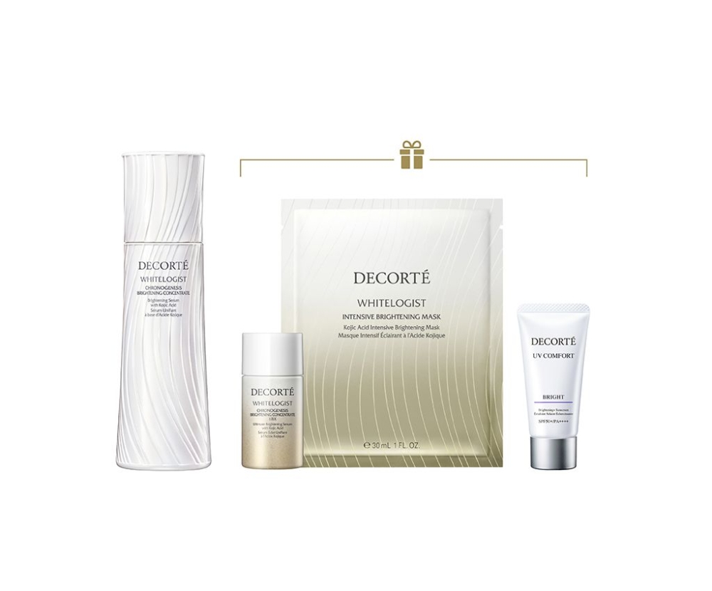 DECORTÉ WHITELOGIST截黑美白精華套裝 優惠價HK$1,040（價值HK$1,647）